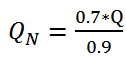 排氣量QN計算公式